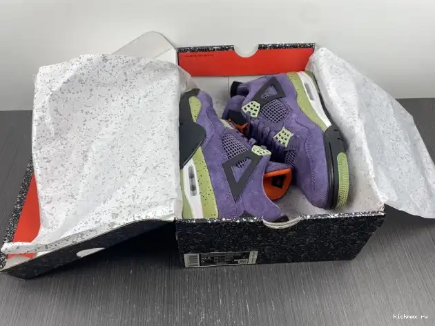 Rep Kickmax Jordan AQ9129-500 Air 4 Purple Canyon WMNS 0323